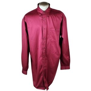 Wrangler 20X Button Down Western Shirt Pink Size XLT Cowboy Rodeo